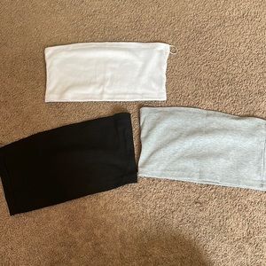 3 Shein crop tops